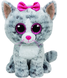 Beanie Boo Kiki The Grey Cat - Toyworld