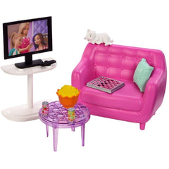 BARBIE FURNITURE PINK COUCH