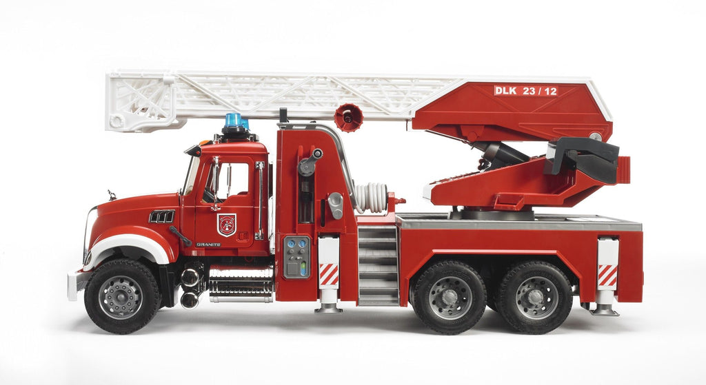 Brufer Mack Granite Fire Engine With Slewing Ladder - Toyworld