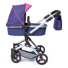 Bayer City Vario Doll Pram Dark Blue Img 2 - Toyworld