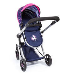 Bayer City Vario Doll Pram Dark Blue Img 1 - Toyworld