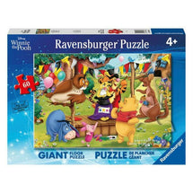 RAVENSBURGER 60 PIECE GIANT FLOOR PUZZLE DISNEY WINNIE THE POOH MAGIC SHOW