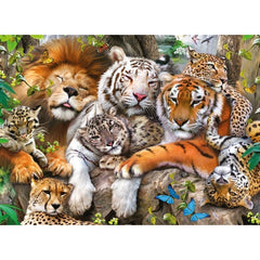 Ravensburger Big Cat Nap 200Pc Puzzle Img 1 - Toyworld