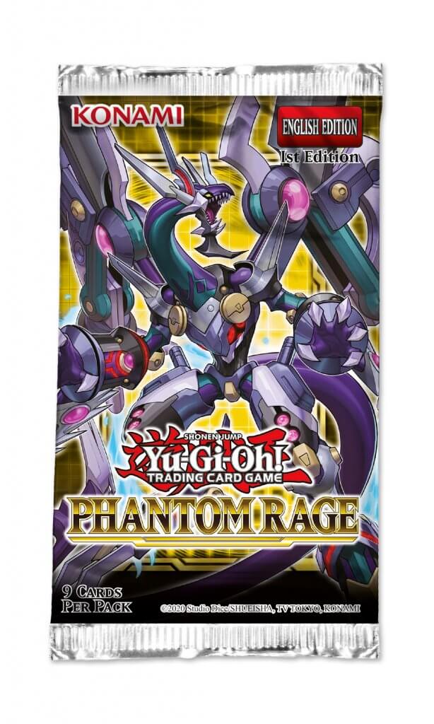 YU-GI-OH TCG PHANTOM RAGE BOOSTER PACK