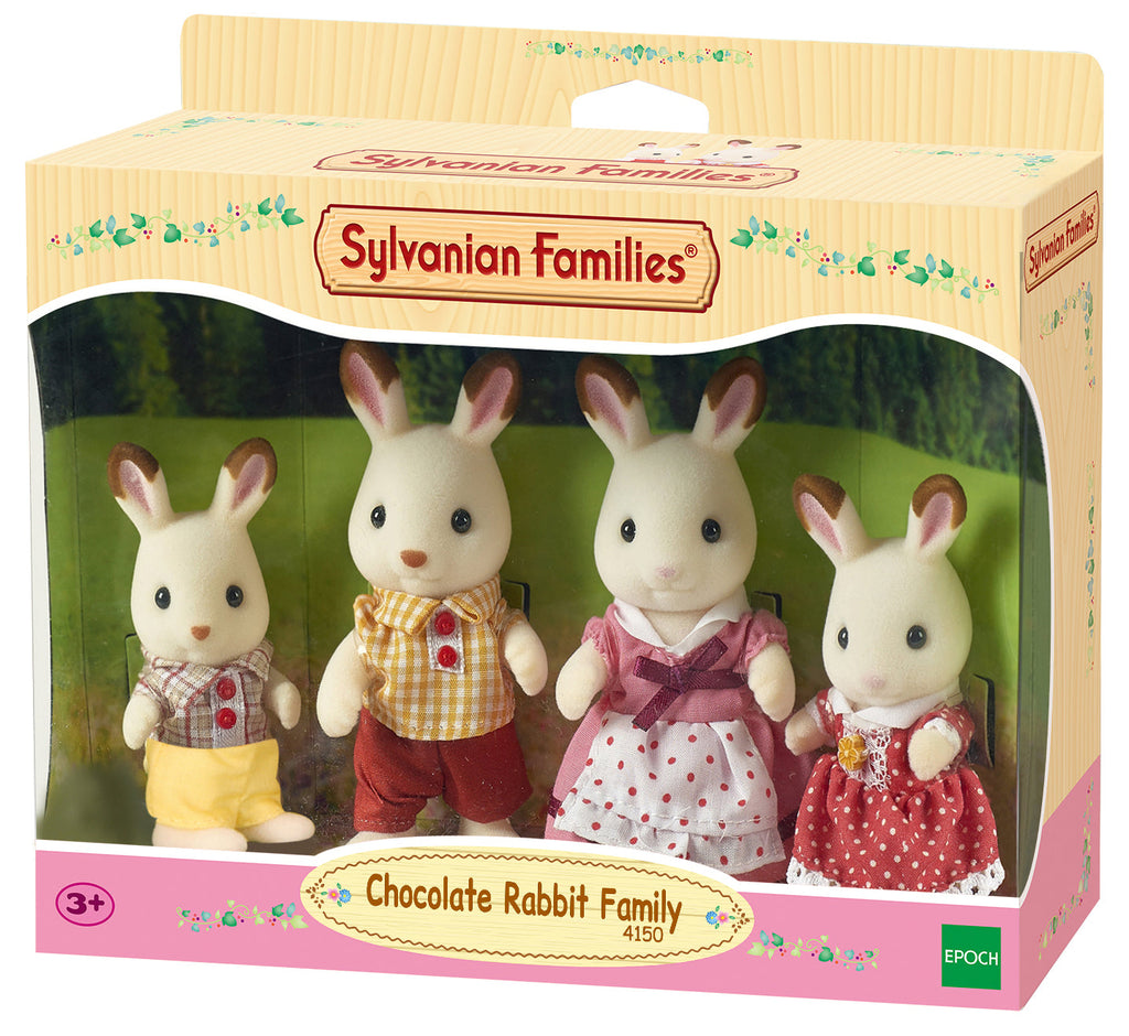 Sylvanian Families Chocolate Rabbit Family - Toyworld