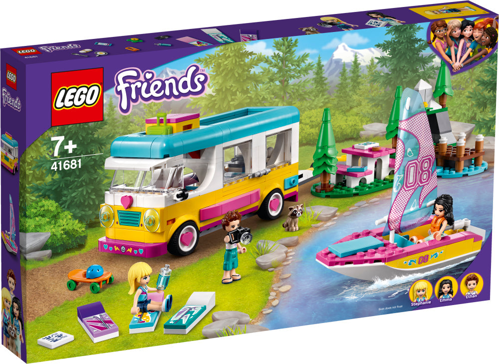 Lego Forest Camper Van And Sailboat | Toyworld