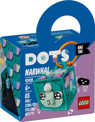 Lego Dots Bag Tag Narwhal - Toyworld