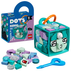 Lego Dots Bag Tag Narwhal Img 1 - Toyworld