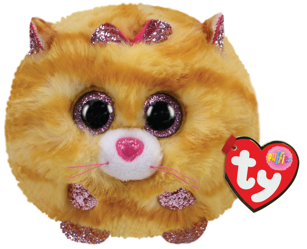 Ty Puffies Tabatha Yellow Cat | Toyworld