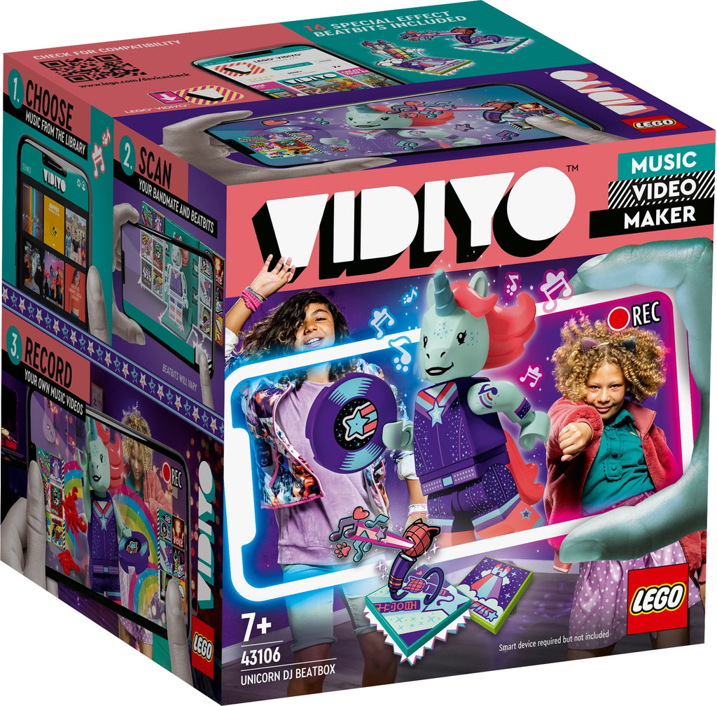 Lego Vidiyo Unicorn Dj Beatbox - Toyworld