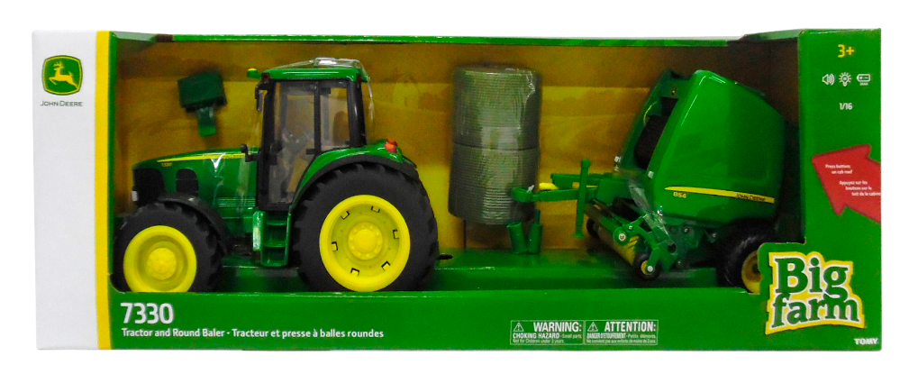 John Deere Big Farm Tractor With Baler | Toyworld