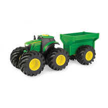 Jd Monster Treads Tractor & Wagon - Toyworld