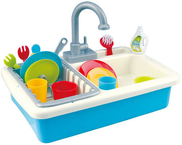 Playgo 20 Piece Wash Up Kitchen Sink - Toyworld