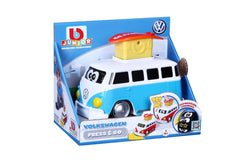 Burago Junior Volkswagen Press And Go Samba Bus - Toyworld