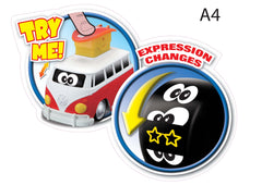 Burago Junior Volkswagen Press And Go Samba Bus Img 4 - Toyworld