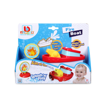 Burago Junior Fire Boat Splash And Play - Toyworld