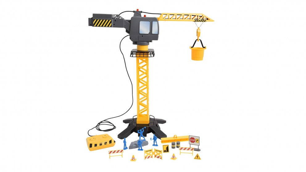 Discovery Kids Motorised Tower Crane - Toyworld