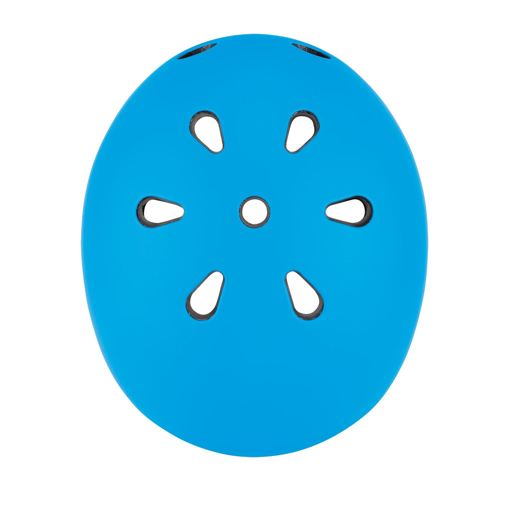 Globber Helmet With Flashing Led Light Light Blue Xs S | Toyworld