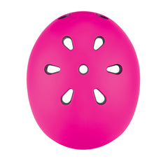 Globber Helmet With Flashing Led Light Pink Xs S | Toyworld