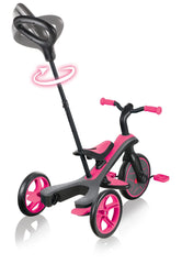 Globber Explorer Trike Fuchsia Pink Img 2 - Toyworld