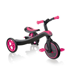 Globber Explorer Trike Fuchsia Pink Img 5 - Toyworld