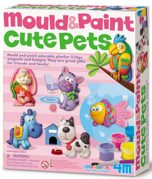 4M Craft Mould N Paint Cute Pets - Toyworld