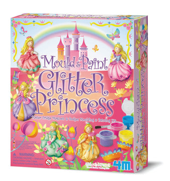 4M Craft Mould Paint Glitter Princess - Toyworld