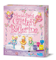 4M Craft Mould Paint Glitter Ballerina - Toyworld