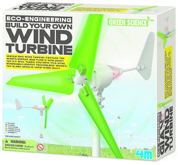 4M Green Science Eco Engineering Build Your Own Wind Turbine - Toyworld