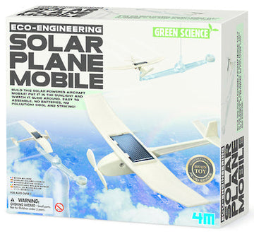 4M Green Science Solar Plane Mobile - Toyworld