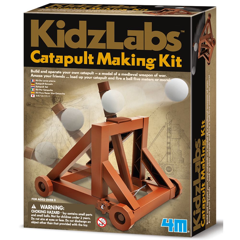 4M Kidz Labs Catapult Making Kit - Toyworld