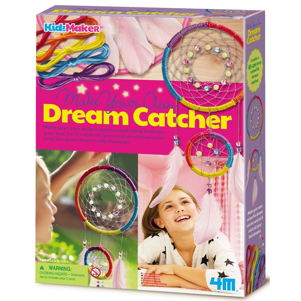 4M Kidz Maker Make Your Own Dream Catcher - Toyworld