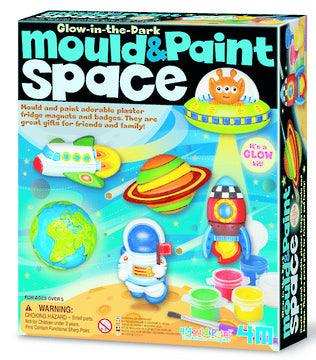 4M Mould Paint Glow In The Dark Space - Toyworld