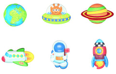 4M Mould Paint Glow In The Dark Space Img 1 - Toyworld
