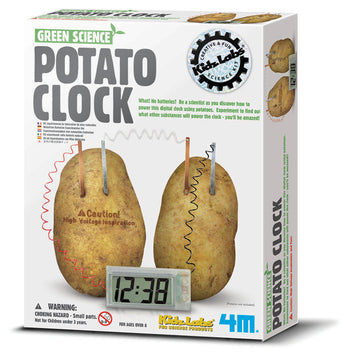 4M Science Green Potato Clock - Toyworld