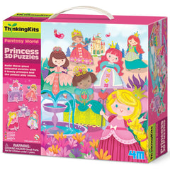 4M Thinking Kits Fantasy World Princess 3D Puzzles - Toyworld