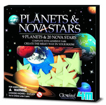4M Glow In The Dark Planets 20 Nova Stars - Toyworld