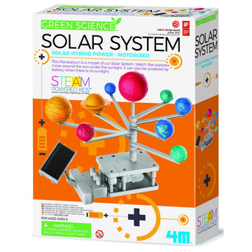 4M Green Science Motorised Solar System Solar Hybrid Power - Toyworld