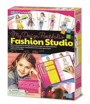 4M Kidz Maker My Design Portfolio Fashion Studio - Toyworld