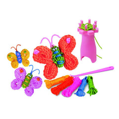 4M Little Craft French Knit Butterfly Kit Img 1 - Toyworld