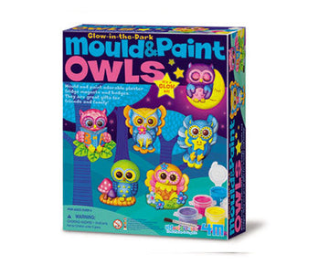 4M Mould Paint Owls - Toyworld