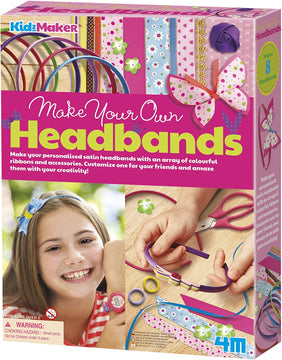 4M Kidzmaker Make Your Own Headbands - Toyworld