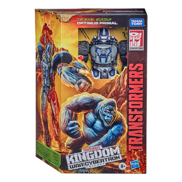 Transformers Kingdom War For Cybertron Voyager Class Optimus Primal - Toyworld