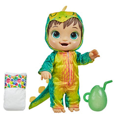 Baby Alive Dino Cuties Brown Hair Img 2 - Toyworld