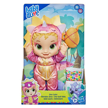 Baby Alive Dino Cuties Blonde Hair - Toyworld