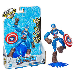 Avengers Bend & Flex Captain America Img 4 - Toyworld