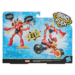 Marvel Avengers Bend & Flex Flex Rider Ironman Img 1 - Toyworld