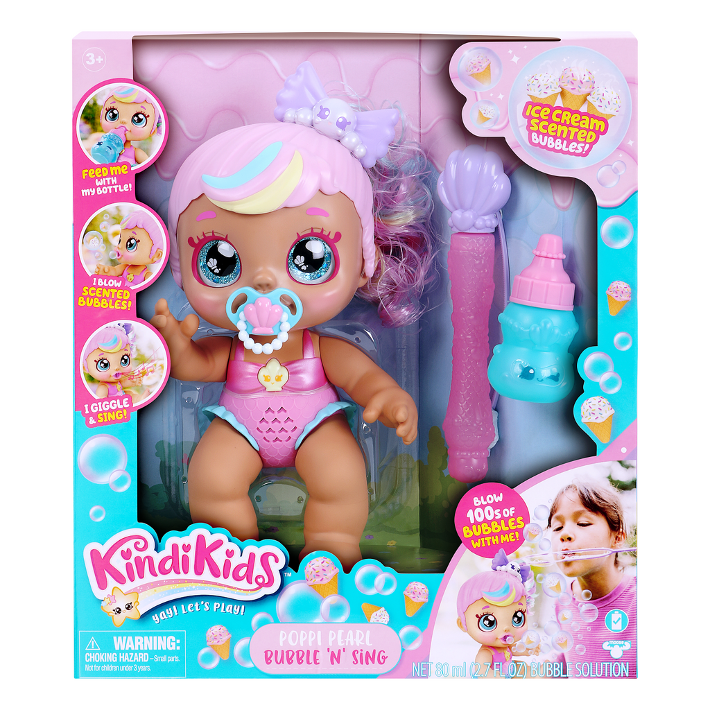 Kindi Kids Bubble N Sing Poppi Pearl | Toyworld