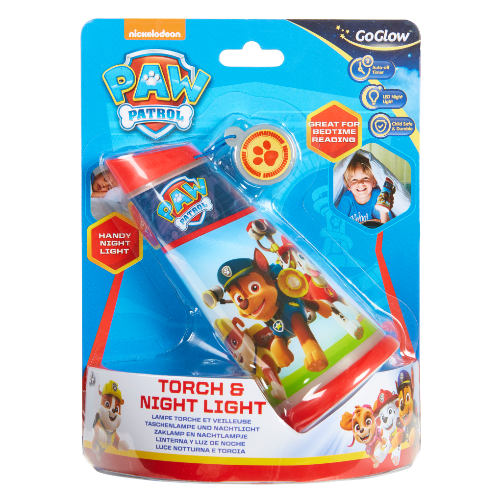 Paw Patrol Torch & Night Light - Toyworld