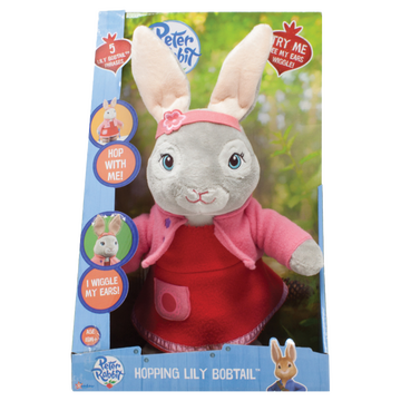 Peter Rabbit Talking & Hopping Lily Bobtail - Toyworld